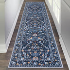 HEBE Washable Hallway Runner Rug 2'x 8' Non Slip Kitchen Rugs Runner, Low Pile by HEBE