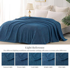 Whale Flotilla King Size Fuzzy Fleece Blanket - Image 9