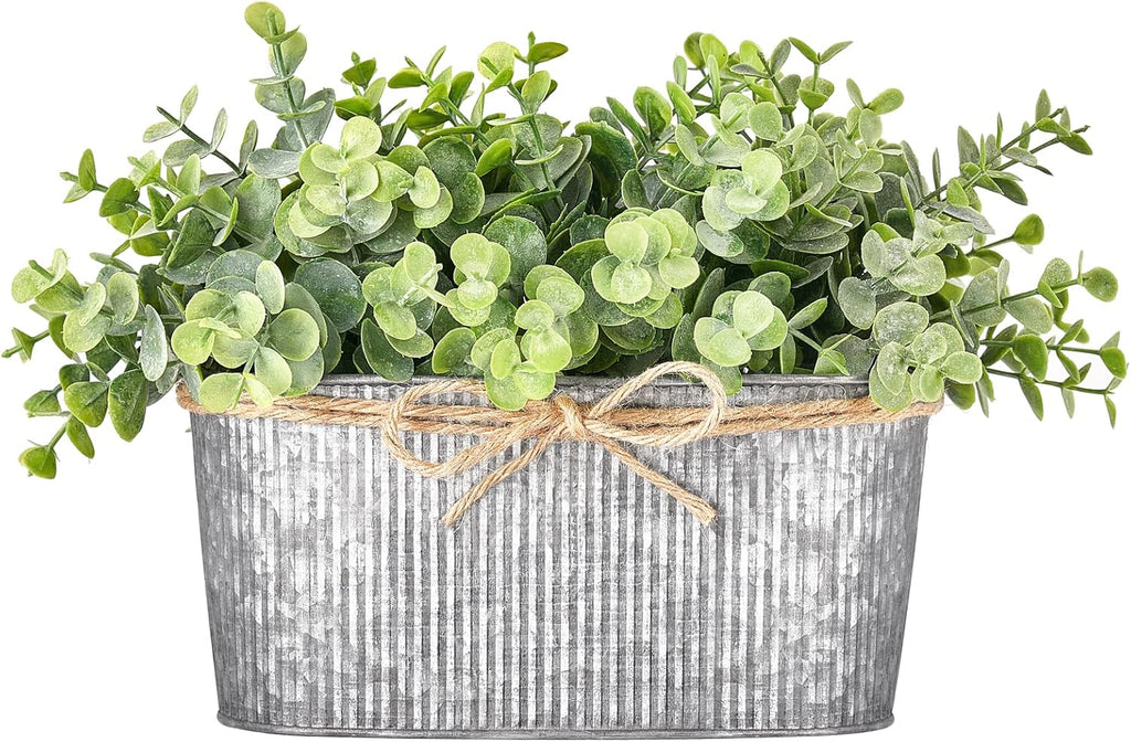 Dahey Artificial Fake Plants Indoor for Farmhouse Table Laundry Room Decor
