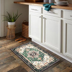 Yamaziot Washable Area Rug, 2x3 Small Entryway Rug Non-Slip Boho Vintage Rug - Image 6