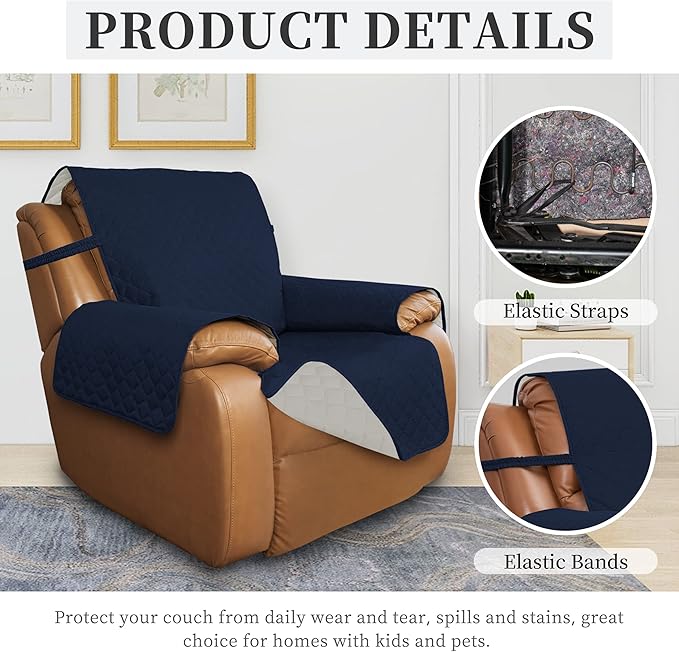 ISSUNTEX Double Protection 100% Waterproof Recliner Covers - Image 5