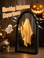 20" Haunted Ghost Mirror with LED Lights & Scary Voice Changer