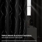 Deconovo Black Out Curtains for Kitchen, 42 x 54 Inch Length 2 Panels Set - Image 5