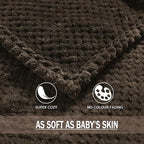 Exclusivo Mezcla Fleece Bed Blanket Queen Size, Super Soft and Warm Blankets - Image 8