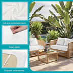 12Pcs Stretch Patio Cushion Covers, Outdoor Couch Covers Replacement, Outdoor - Image 3