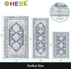HEBE Boho Kitchen Rug Sets 3 Piece - Image 2