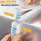 Wire Covers for Cords on Wall, 212.6in Cord Hider Wall, Cord Covers for 2-3 Wires on Wall, Paintable Cable Hider Raceway, Easier Set-up Wire Hider, Self-Adhesive Cable Cover, W0.95 H0.55in, White