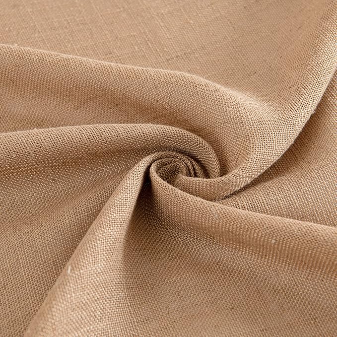 MIULEE Brown Linen Curtains 96 Inches Long - Image 8
