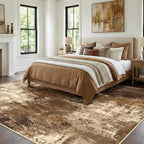 Washable Area Rugs 5'x7' Non-Slip Modern Abstract Soft - Image 2