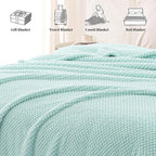 Whale Flotilla King Size Fuzzy Fleece Blanket - Image 8