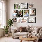 MEBRUDY 8.5 by 11 Picture Frames 22 Pack, Certificate Frame, Black