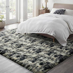 Ophanie Black Gold and Grey Area Rugs - Image 3