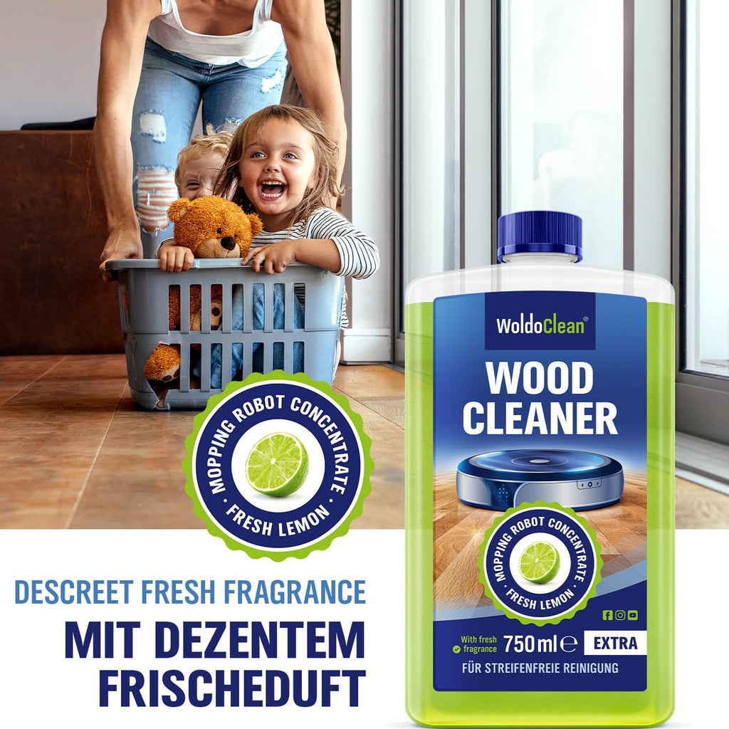 WoldoClean Robot Mop Wood Floor Cleaner 25.36 fl oz - Hardwood & Laminate