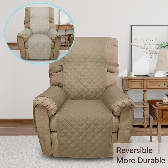 Recliner Chair Covers Reversible Sofa Cover Couch Cover - Image 2