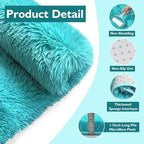 yulidayang Soft Round Area Rug for Kids Bedroom, Fluffy Fuzzy Shaggy Rug - Image 3