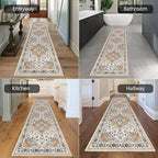 HEBE Hallway Runner Rug 2'x8' Washable Vintage Distressed Area Rugs Non Slip - Image 5