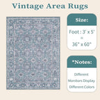 SERISSA 3x5 Boho Floral Area Rugs - Image 6