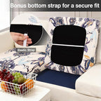 hyha 14Pcs Patio Cushion Covers, Stretch Outdoor Couch Cushion Covers, Washable - Image 4