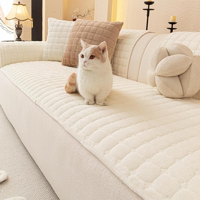 Velvet Couch Covers for Dogs, Dog Sectional Couch Covers, Pet Couchs Cover for by MDSASFD