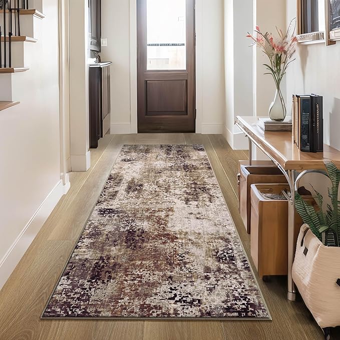 Runner Rug for Kitchen Coffee Hallways Runner Rug Non Slip 2'6''x8' Washable - Image 9