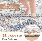 OPPODREAM Soft Round Rug 4ft, Neutral Washable Circle Rug 4ft - Image 2