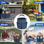 Cleaning Caddy with Handle, Cleaning Supplies Organizer Bucket