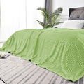 BEDELITE Fleece Blanket Queen Size – 3D Ribbed Jacquard Soft and Warm by BEDELITE