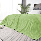BEDELITE Fleece Blanket King Size – 3D Ribbed Jacquard Soft and Warm Decorative by BEDELITE