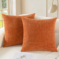CaliTime Fall Throw Pillow Covers Decorative 18 X 18 Inches Pack of 2 Cozy by CaliTime