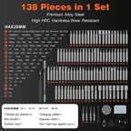 138-IN-1 Electric Screwdriver Set Cordless with 120 Precision Bits