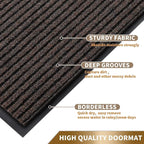 Yimobra Front Door Mat Outdoor Indoor Entrance, 100% Waterproof All-Season All - Image 3