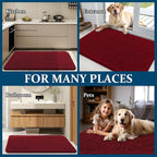 OLANLY Dog Door Mat for Muddy Paws 59x35, Absorbs Moisture and Dirt, Absorbent - Image 8