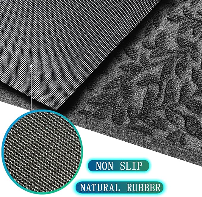 Bulijojo Sturdy Front Entrance Doormats, Durable Heavy Duty Welcome Mat - Image 3