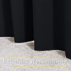 NICETOWN Black Blackout Curtains 36 inch Curtains - Image 6