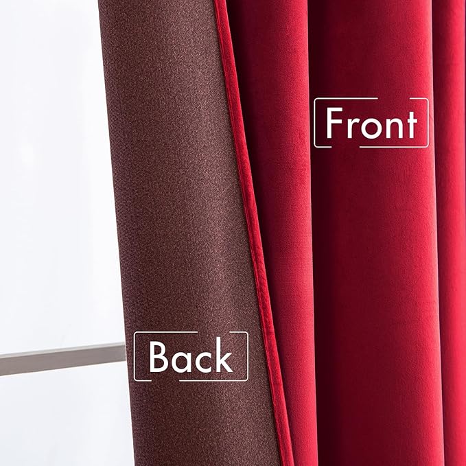 MIULEE Velvet Curtains 96 inches - Image 6