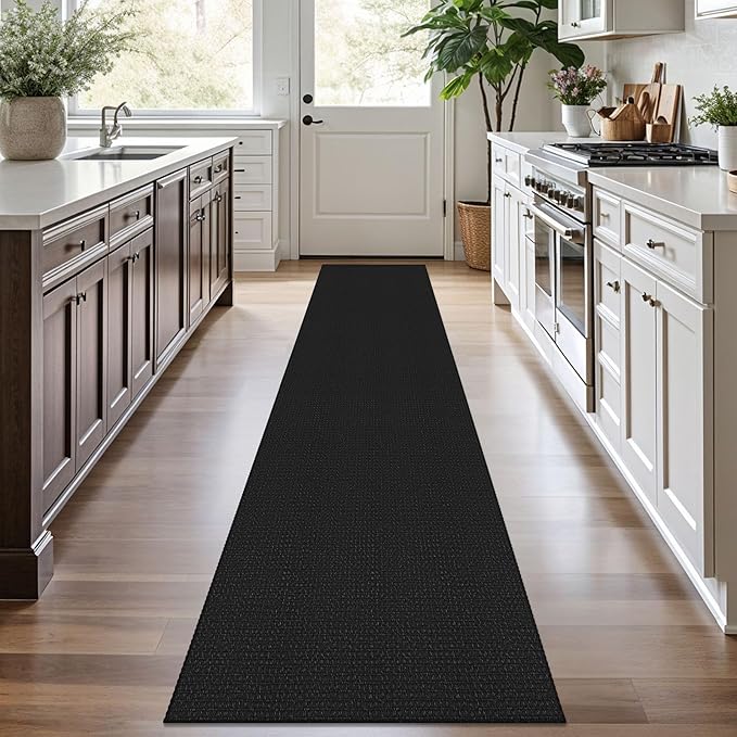 KOZYFLY Runners for Hallways 2x10 ft Washable Kitchen Runner Non Slip Rubber - Image 2
