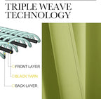 NICETOWN RV Blackout Curtains for Camper Windows, Fresh Green, Kitchen Curtains - Image 3