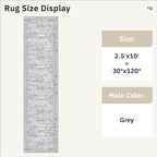 Runner Rug 2'6" x 10' Washable Non-Slip Runner Rugs - Image 5