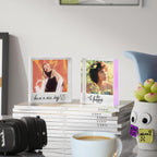 WINKINE Polaroid Frame - Acrylic Picture Frame for Polaroid i-Type/600/SX-70 Film, 4.2'' x 3.5'' Photo Display Instax Film Display for Countertop, Tabletop