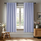 Deconovo Blackout Curtains, Thermal Insulated, W42 x L63 2 Panels, Back Tab by Deconovo