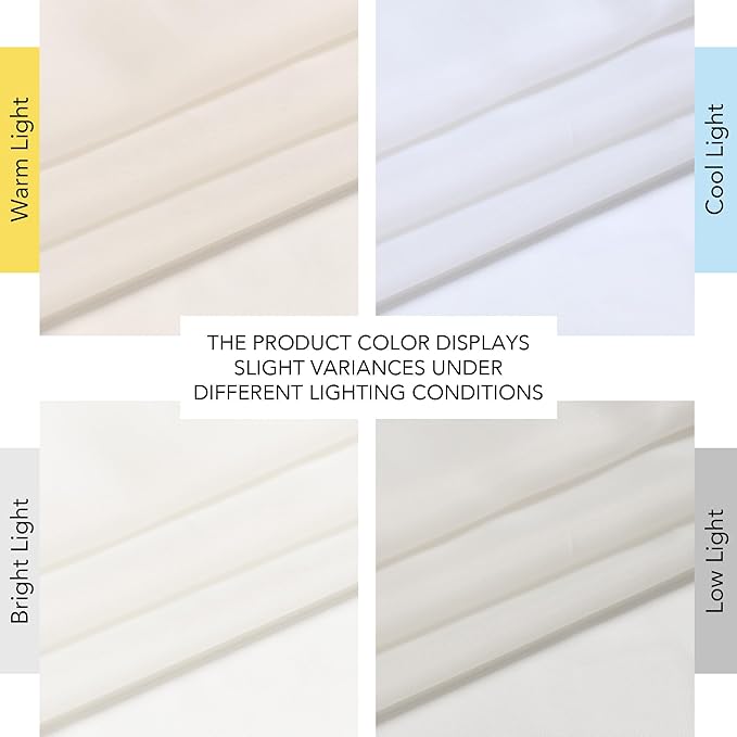 NICETOWN Sheer Curtains for Living Room 96 inches Long, Grommet Casual Style - Image 7