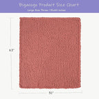 Bigacogo Chunky Knit Throw Blanket - Image 2