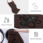 Smiry Dog Door Mat for Muddy Paws, Absorbent Dirt Trapper Non Slip Quick Dry - Image 6
