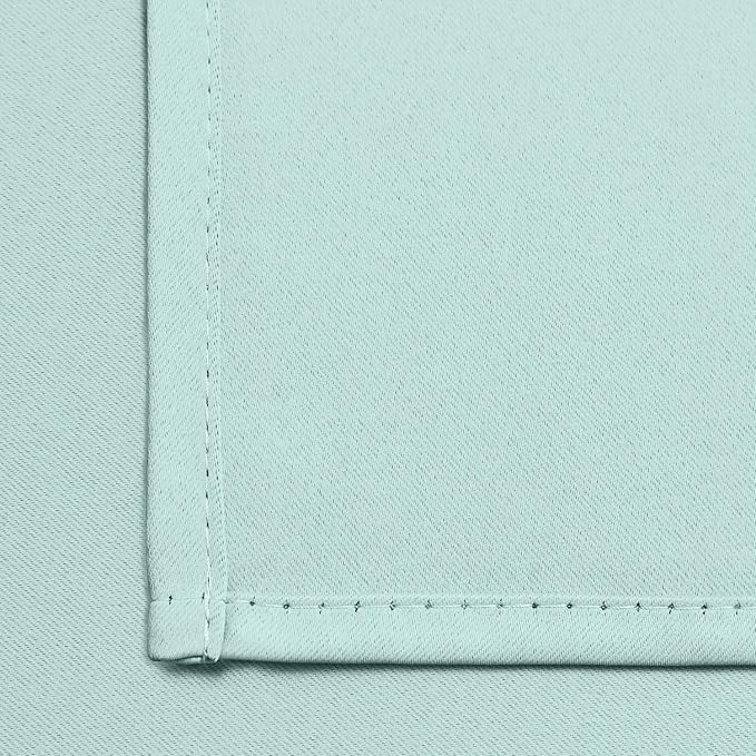 Yakamok Aqua Blackout Curtains for Bedroom, Grommet Thermal Insulated Room - Image 5