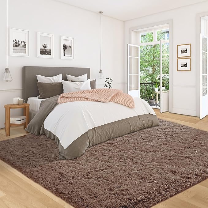5x8 Area Rug for Living Room: Fluffy Shag Soft Washable Rugs Fuzzy Plush Indoor - Image 6