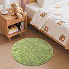OLANLY Grass Green Round Rugs for Bedroom - Image 3