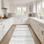 Nakagishi Runner Rug Kitchen Washable Rugs: 2x6 Non-Slip Boho Soft Modern Stain by NakagishiAreaRug