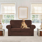 WEERRW Velvet Couch Covers for 2 Cushion Couch Sofa - Image 2