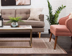 Unique Loom Williamsburg Collection Traditional Border with Dotted Center Area Rug, Rectangular 4' 0" x 6' 0", Brown/Beige