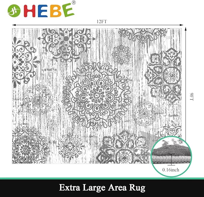 HEBE Washable Area Rug - Image 2